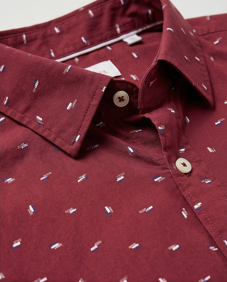 S.Oliver chemise homme Bordeaux taille M