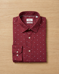S.Oliver chemise homme Bordeaux taille M