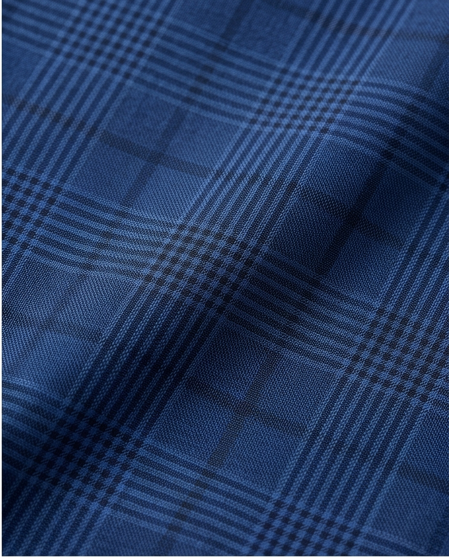 Costume homme SAVILE ROW by CG – Bleu à carreaux – T. 44/46 — très bon état