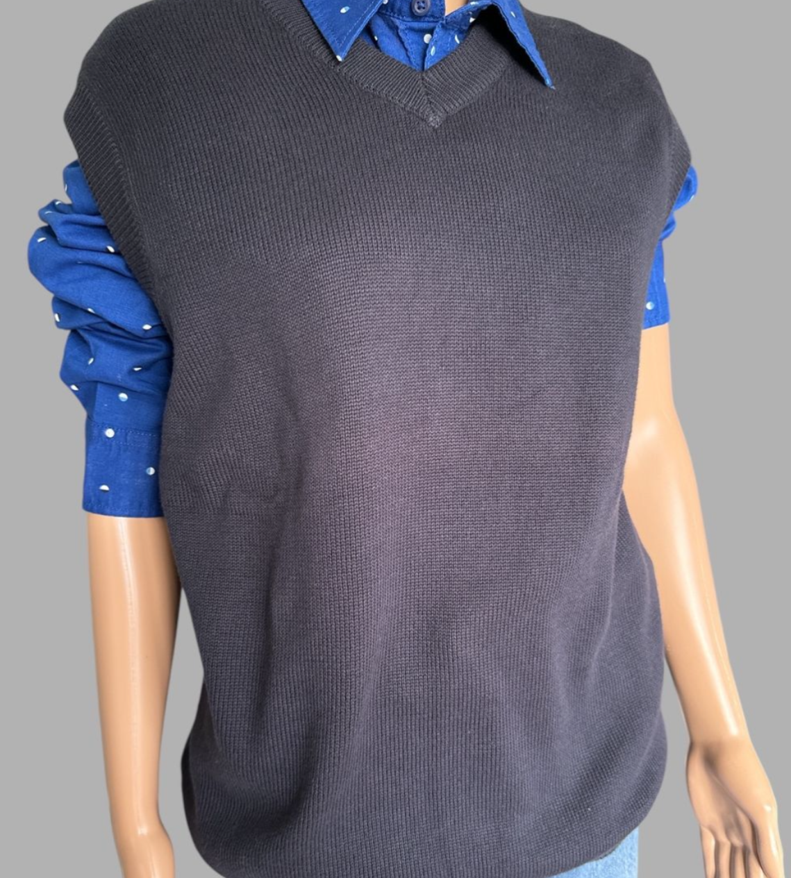 Esprit gilet homme marine - neuf - M