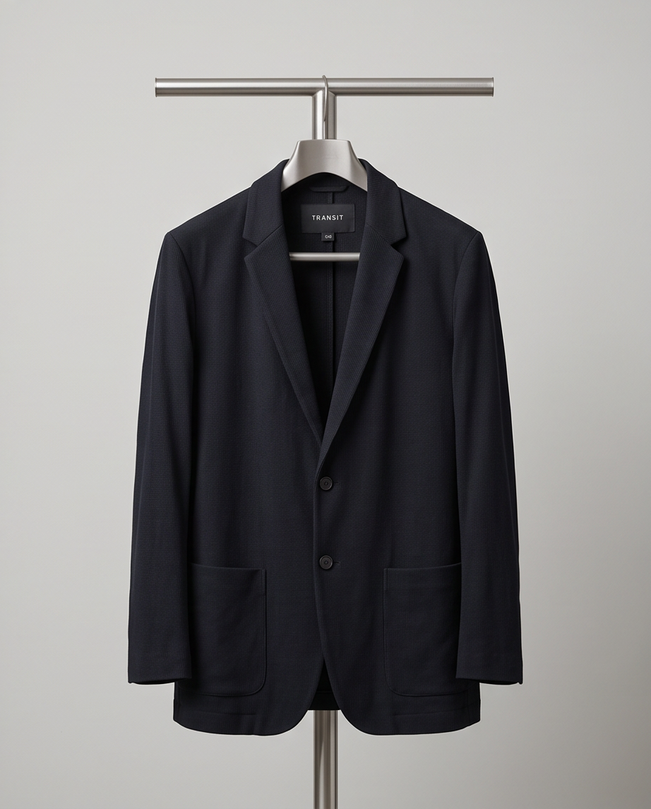 Blazer noir TRANSIT lin — S/M