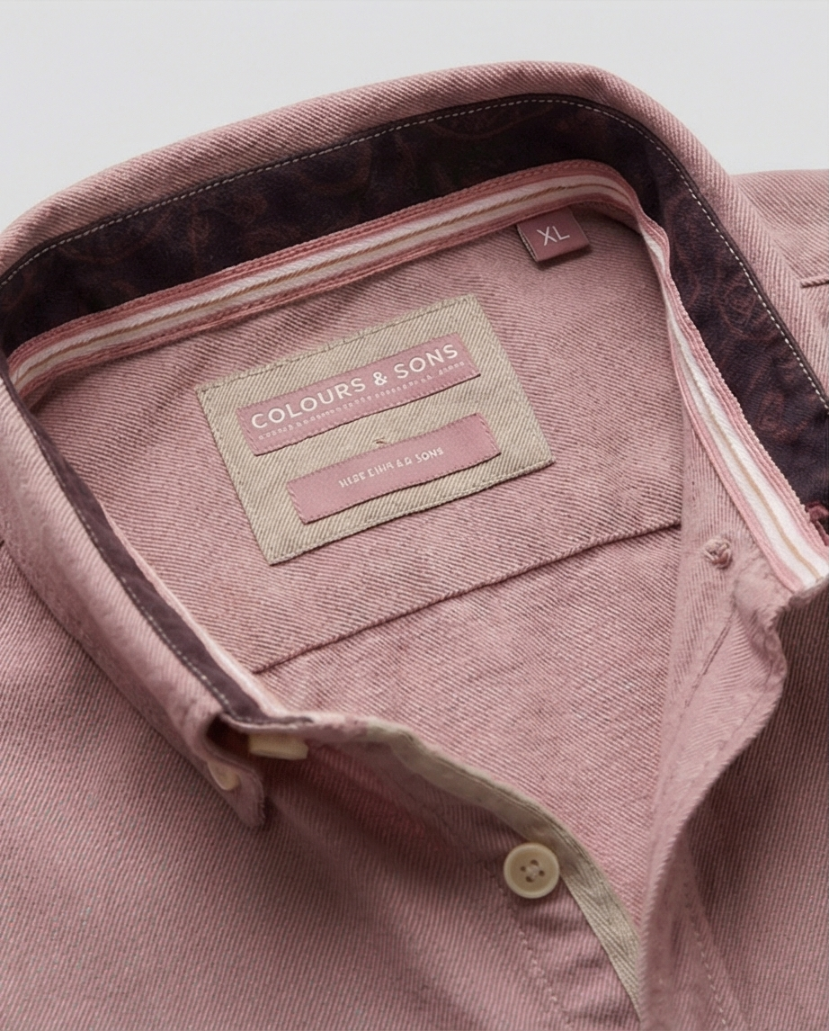 Chemise Colours & Sons XL Rose Neuve