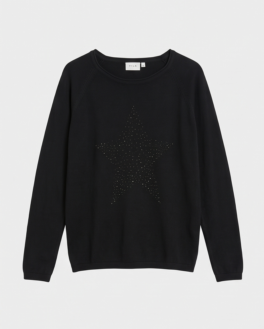 VILA pull noir — bon état — taille XS