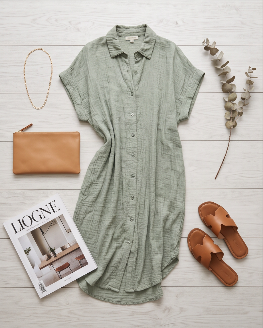 Robe Tencel — neuve — taille M