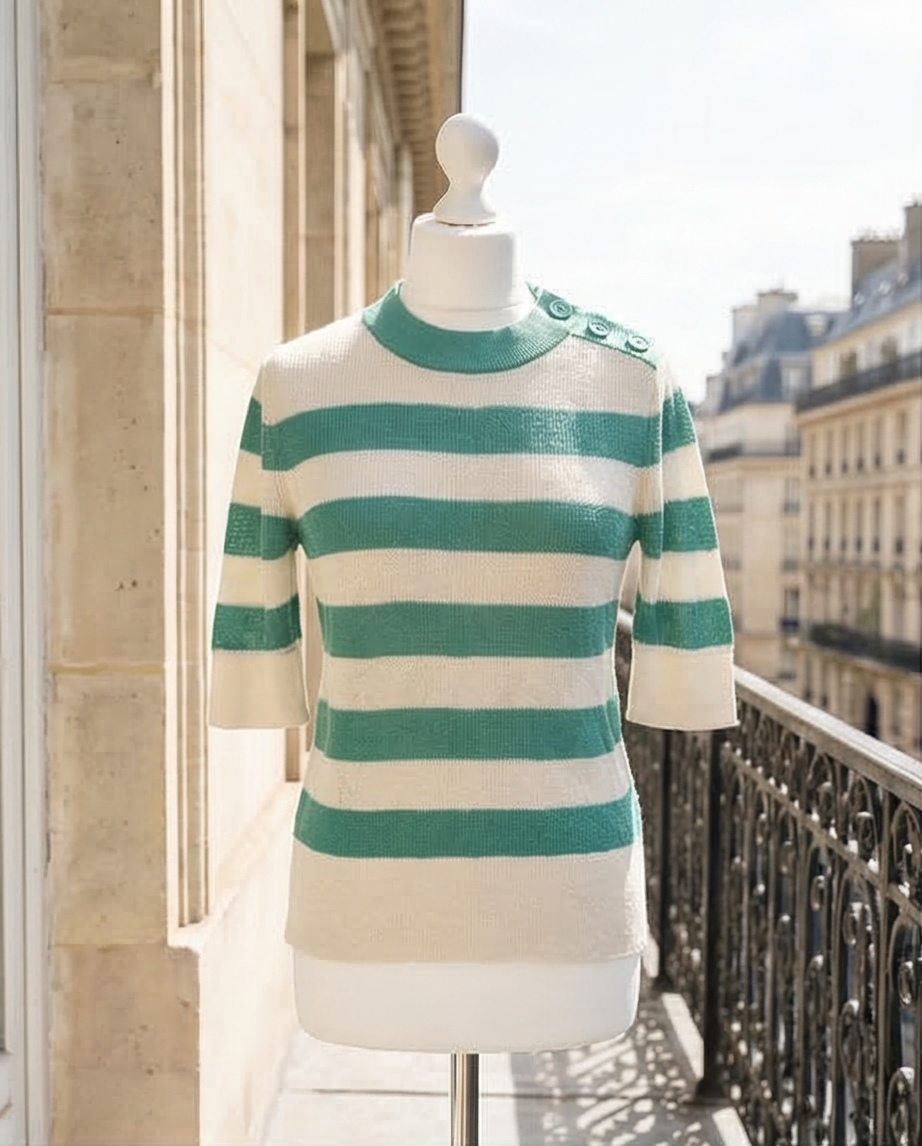Comptoir des cotonniers pull en lin 100% taille S/M