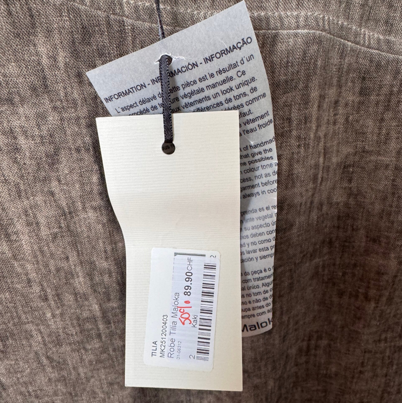 Robe Tilia Maloka - neuve - 2