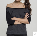 Urban Classics LADIES 3/4 CONTRAST 3 t-shirts - très bon état - S