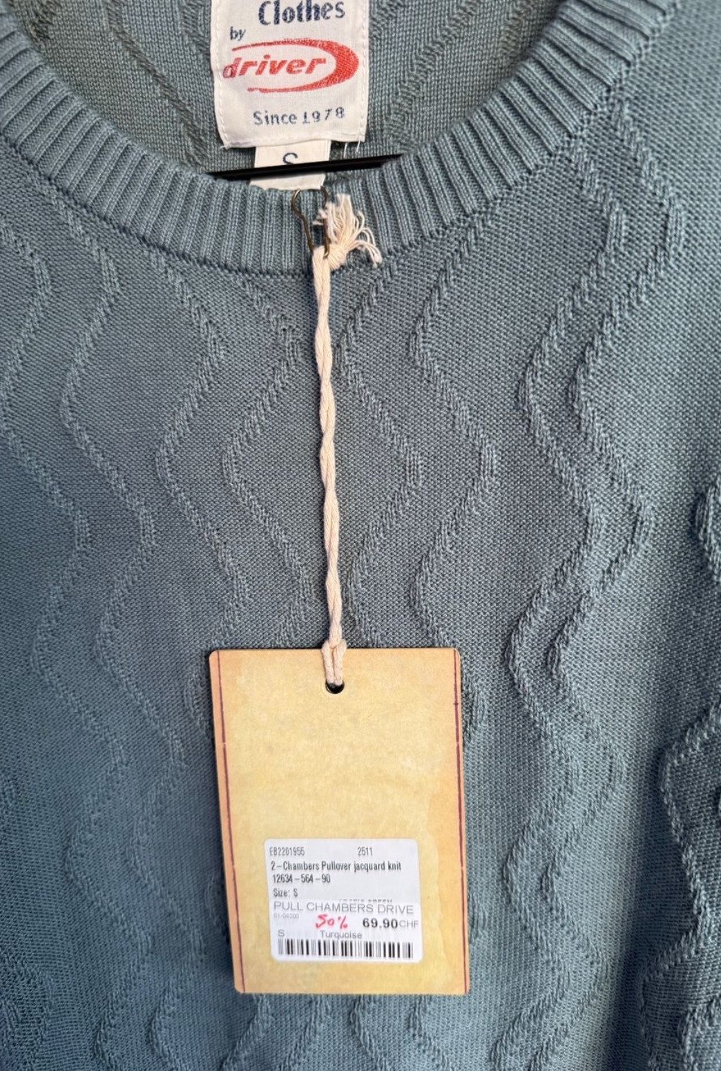 Driver pull homme - neuf - S