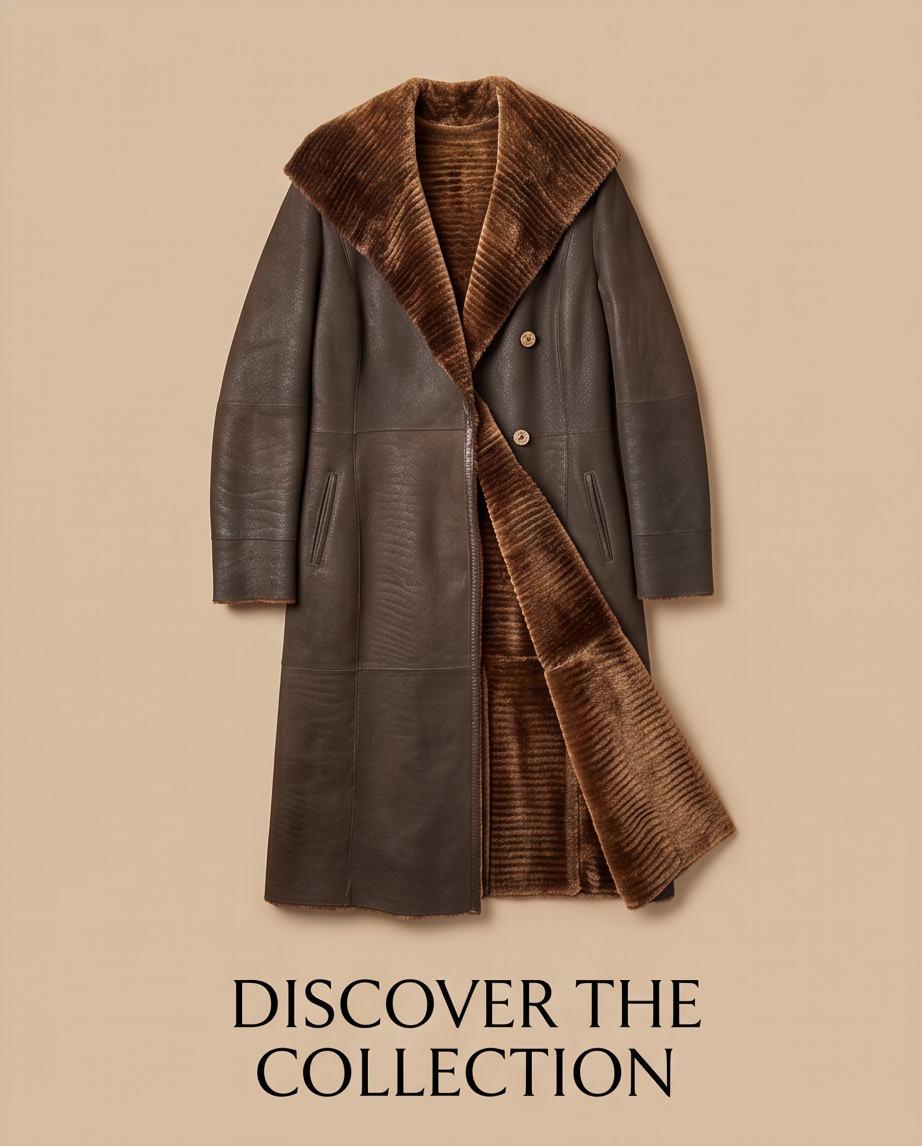 Manteau en Cuir GIORGIO CUIRS — Paris — Comme Neuf — Taille 44