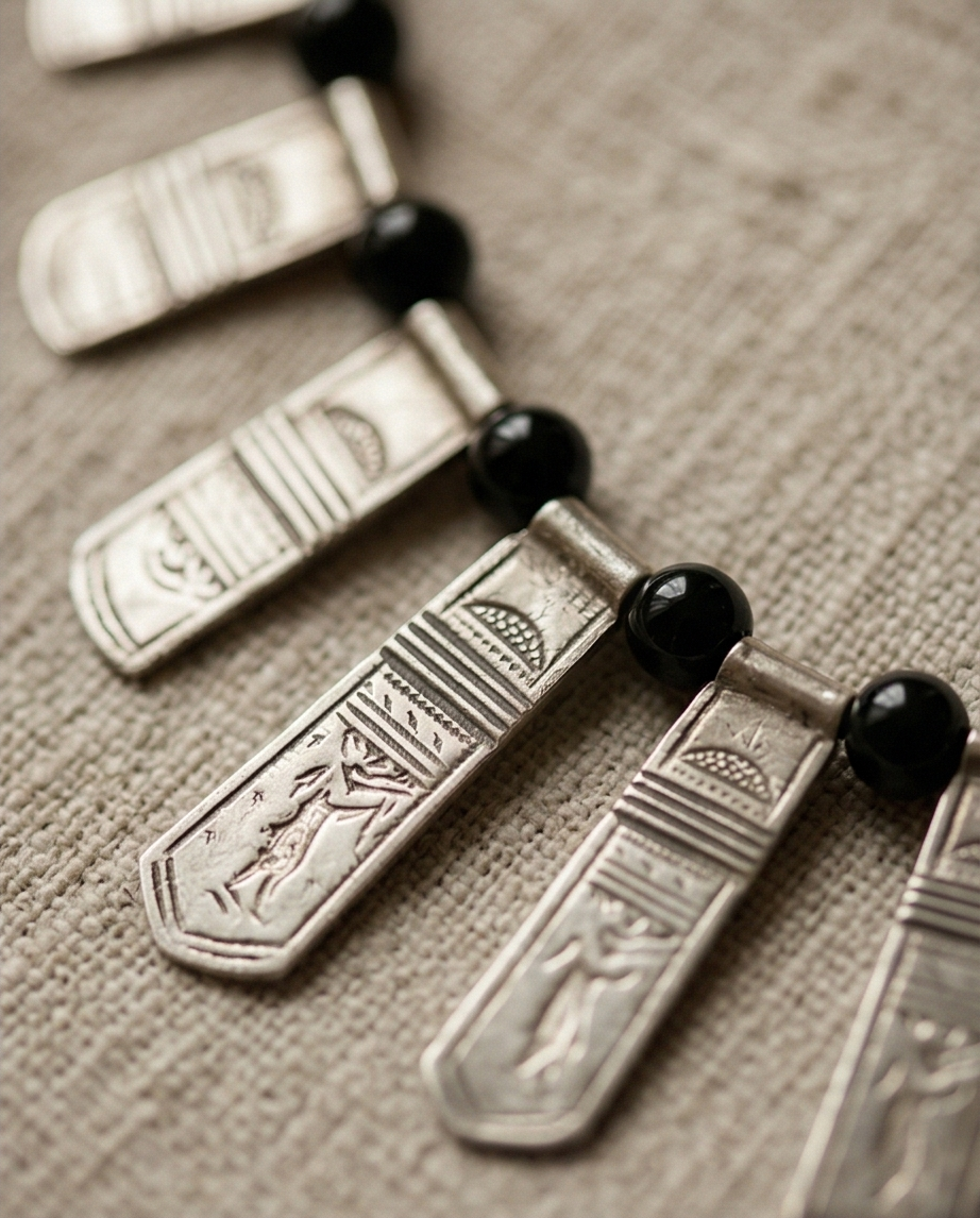 Collier éthique en argent neuf