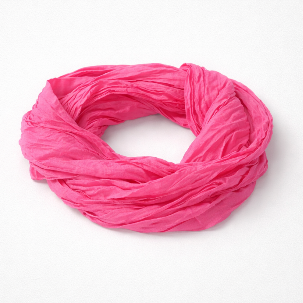 Echarpe Infinie rose neuve