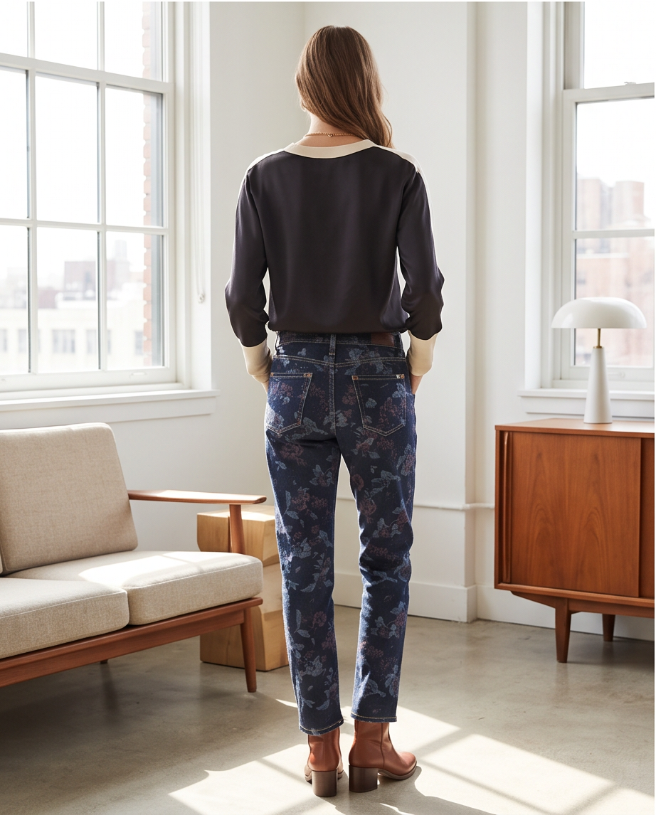 Please small pantalon bleu nuit — très bon état