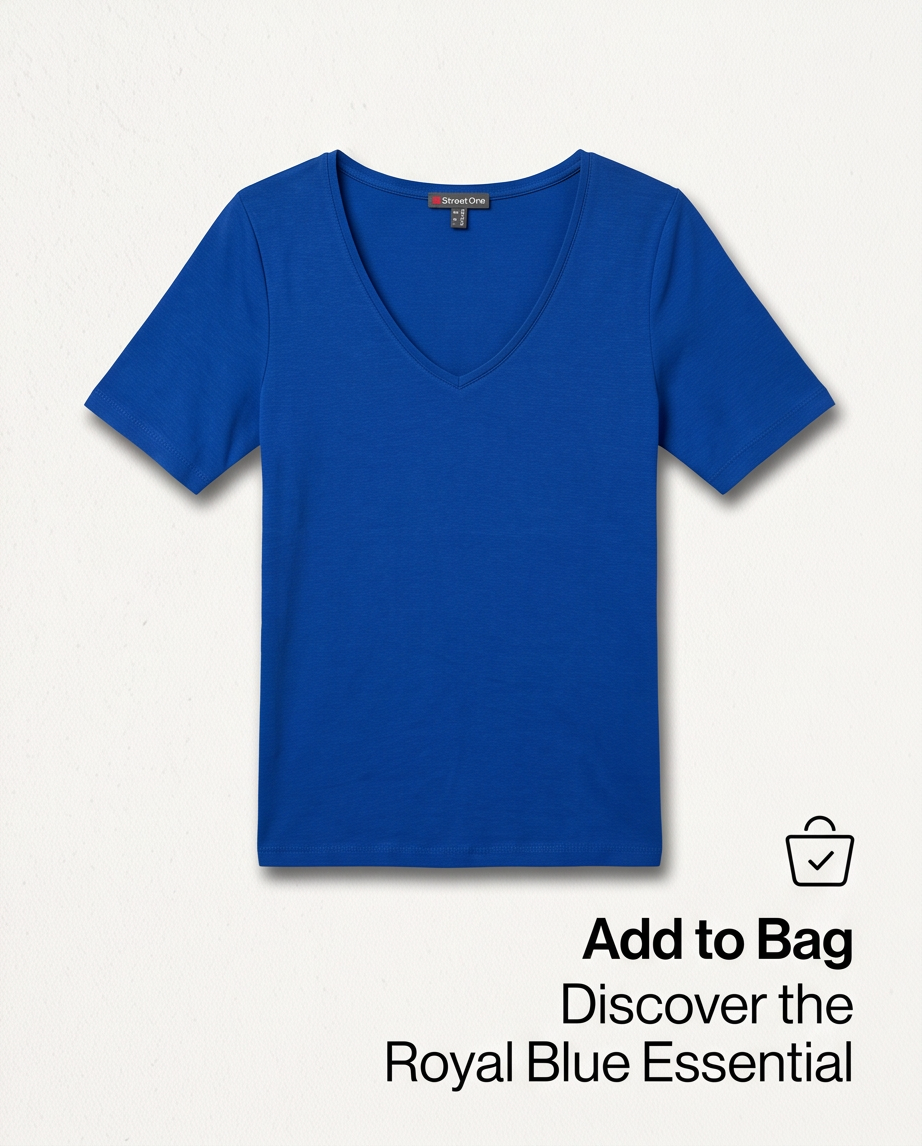 Street One t-shirt bleu - très bon état - taille 38