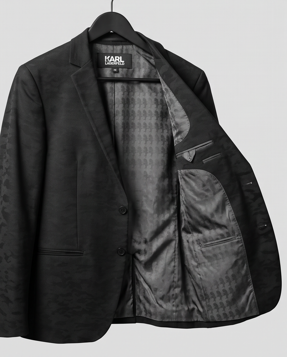 KARL LAGERFELD – VESTON HOMME — TAILLE 46 — TRÈS BON ÉTAT