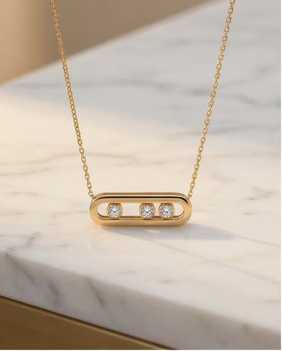 MOVE Collier Diamant Or Jaune Messika Grand Modèle / dernier prix 2600.-