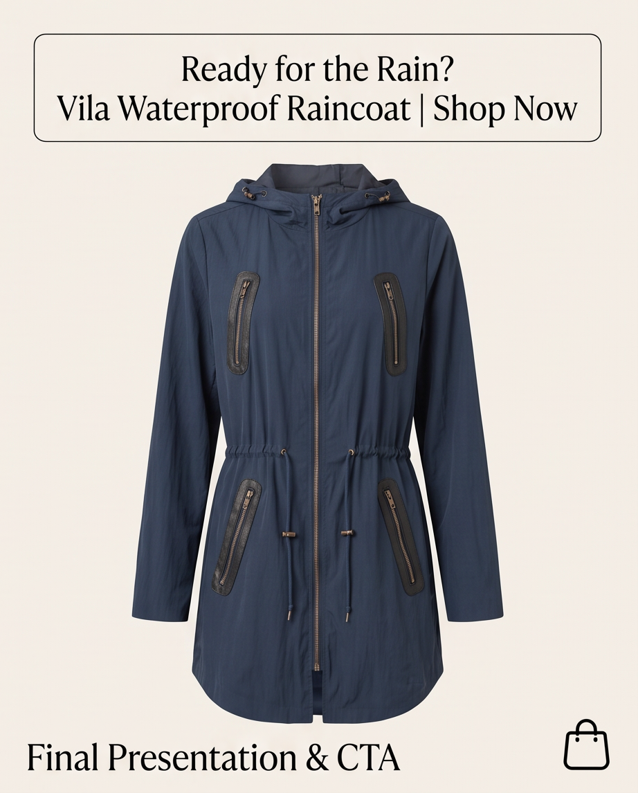 Vila manteau pluie - très bon état - taille M