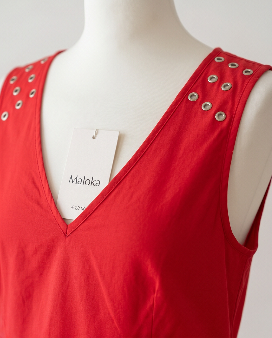 Maloka robe rouge - neuve - taille 0