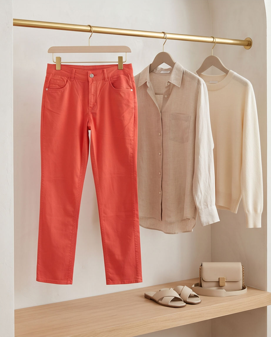Pantalon  Angels Corail - Neuf - taille 44/32