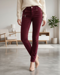 Driver jeans bordeaux - neuf - taille 27