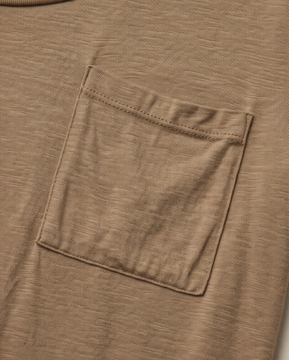 T-shirt beige vert — très bon état — taille S/M