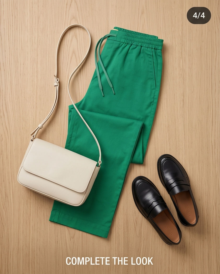 Pantalon S.Oliver vert — Neuf — Taille 34