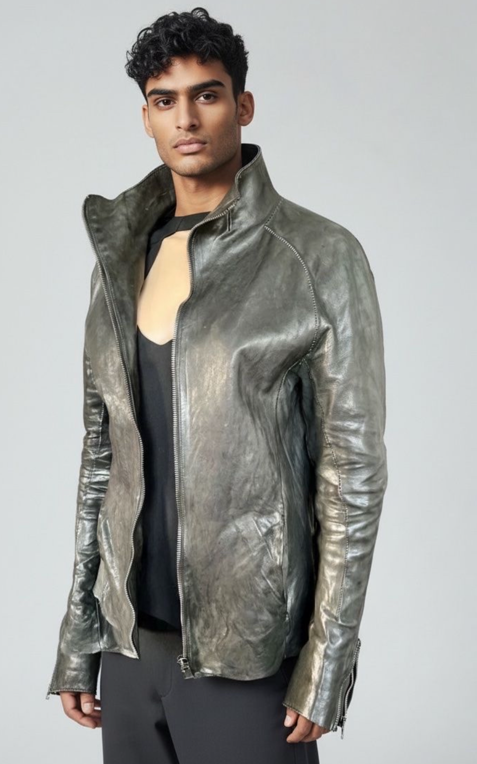 Veste cuir japonaise unisexe taille S/M