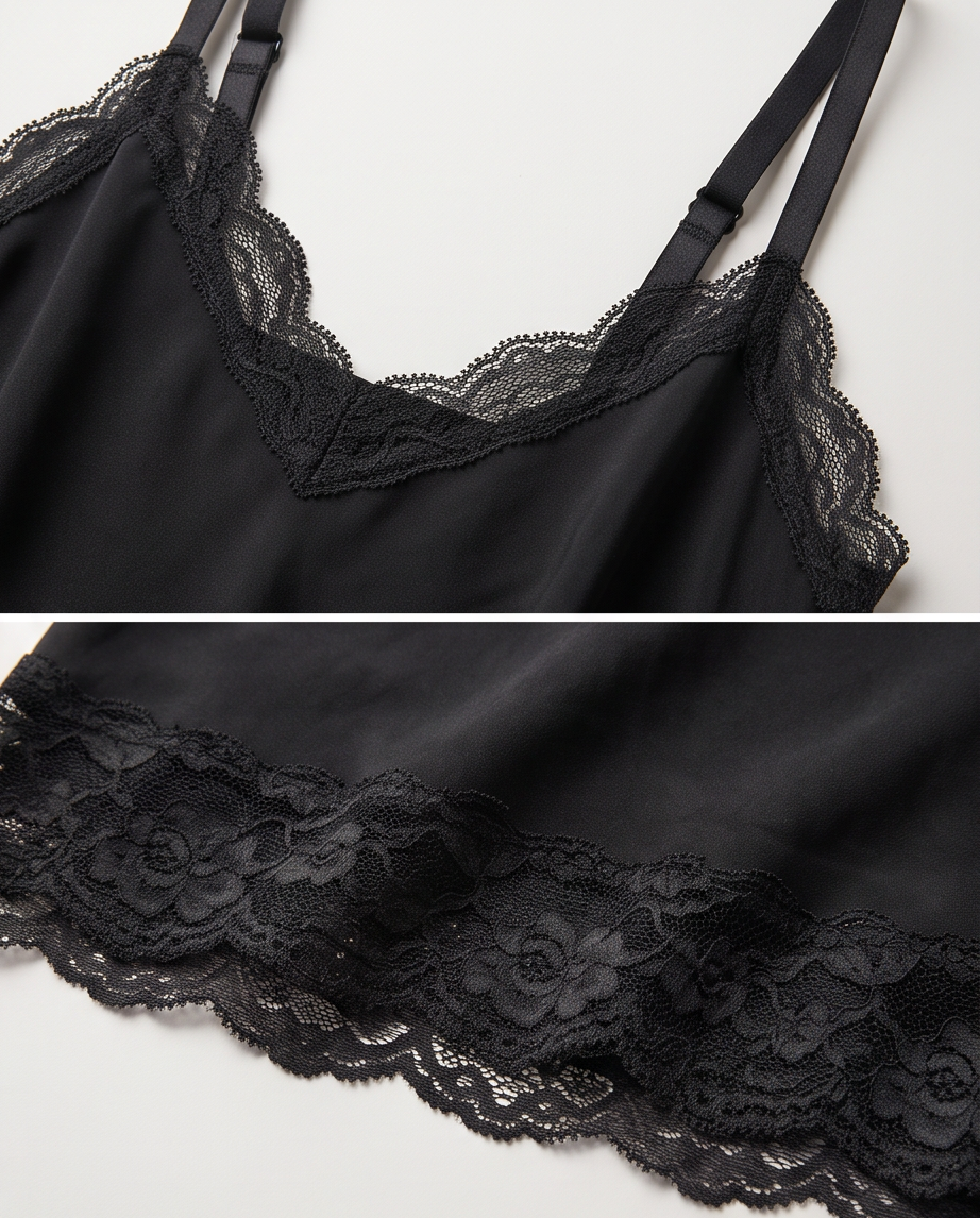 caraco noir — bon état — taille S/M