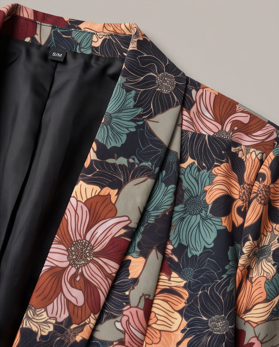 Blazer fleuri - très bon état - taille S/M