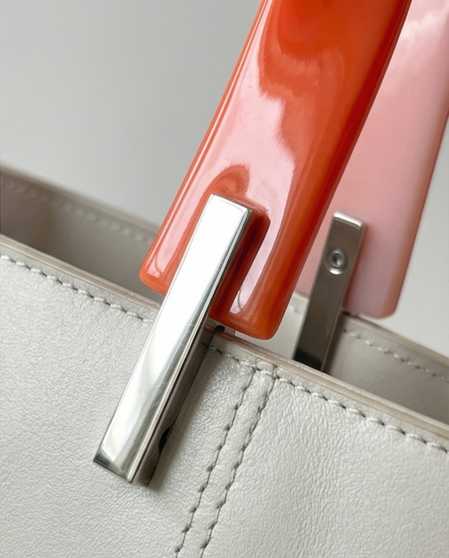 VENDU  Sac à main LAMARTHE PARIS – Cuir blanc | Comme neuf