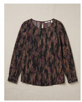 Esprit blouse noire beige - neuve - taille XS