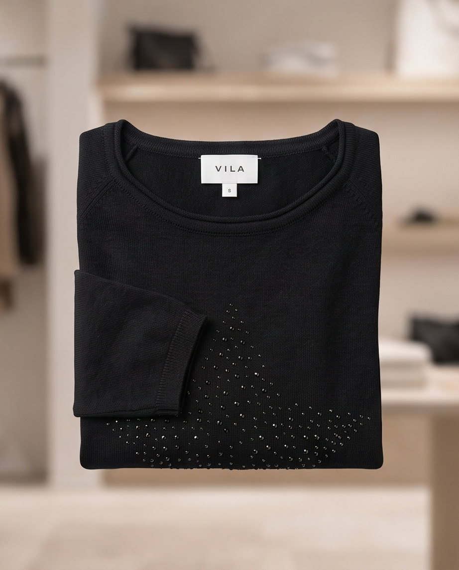 VILA pull noir — bon état — taille XS
