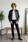 STEFFEN SCHRAUT – Veste femme /homme cuir – Taille 42 – Comme neuve