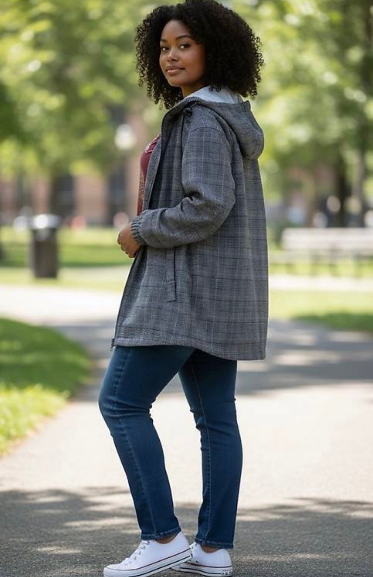Esprit veste capuche - neuve - XL