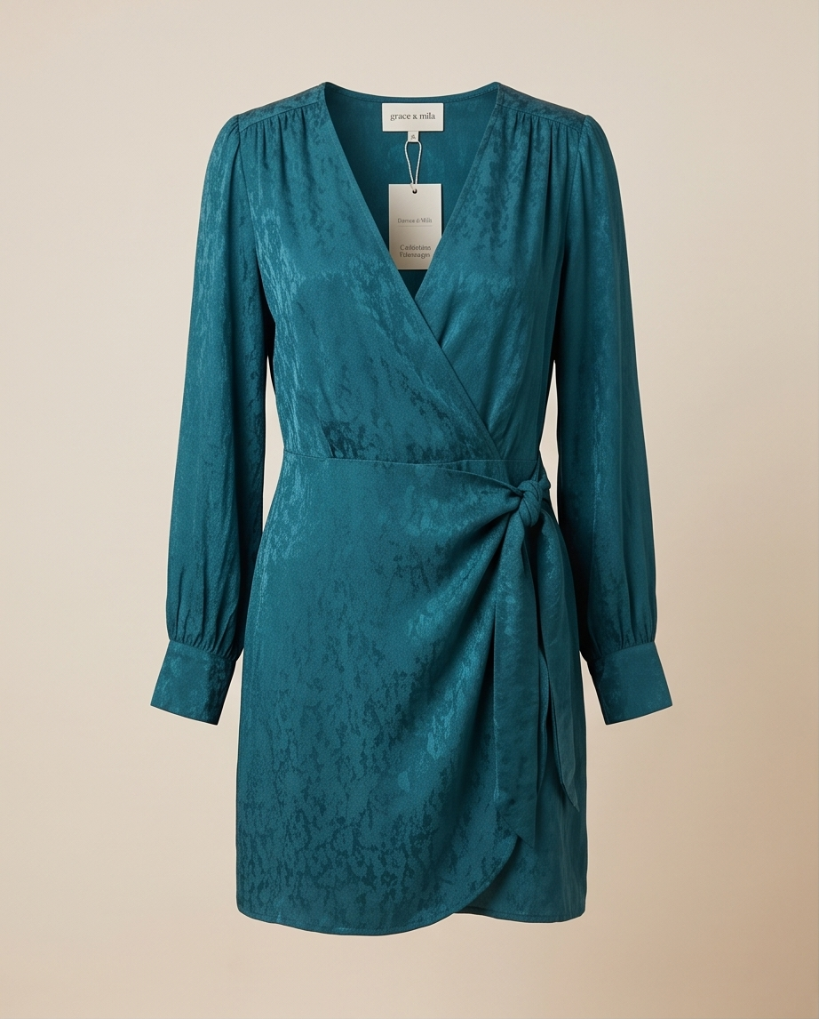 Grace & Mila robe pétrole - neuve - taille S