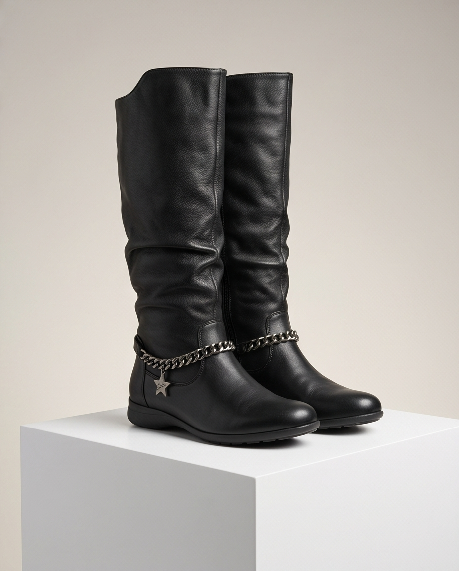 Vera pelle Bottes - bon état - 38