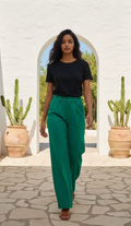 Pantalon Grace & Mila IRVINE, vert taille M et S neuf