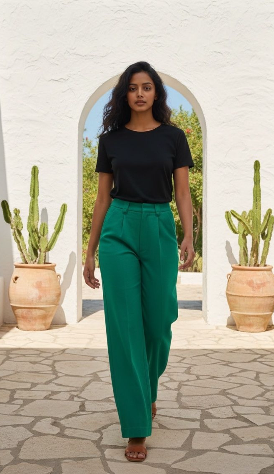 Pantalon Grace & Mila IRVINE, vert taille M et S neuf