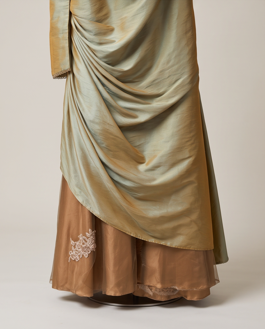 Robe exceptionnelle Dorée Jora Collection — Taille 2•XS