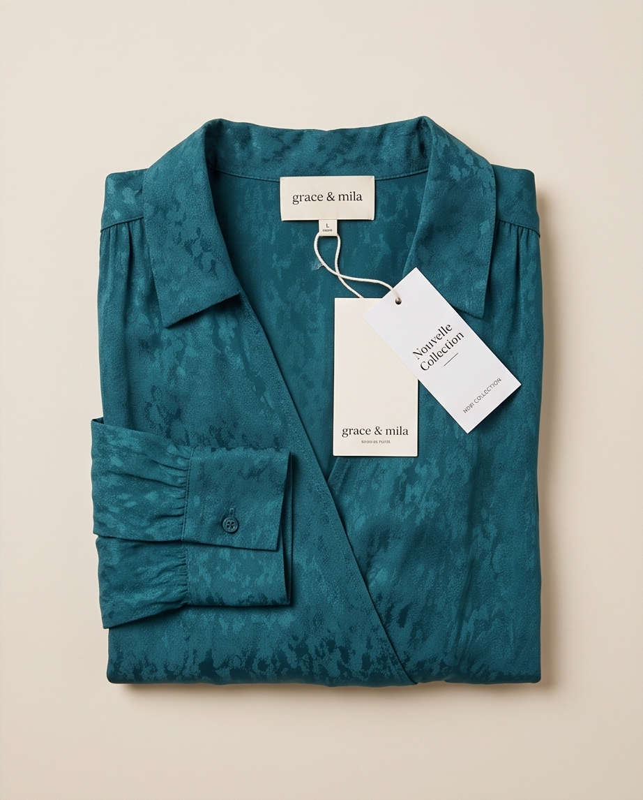 Grace & Mila robe pétrole - neuve - taille S