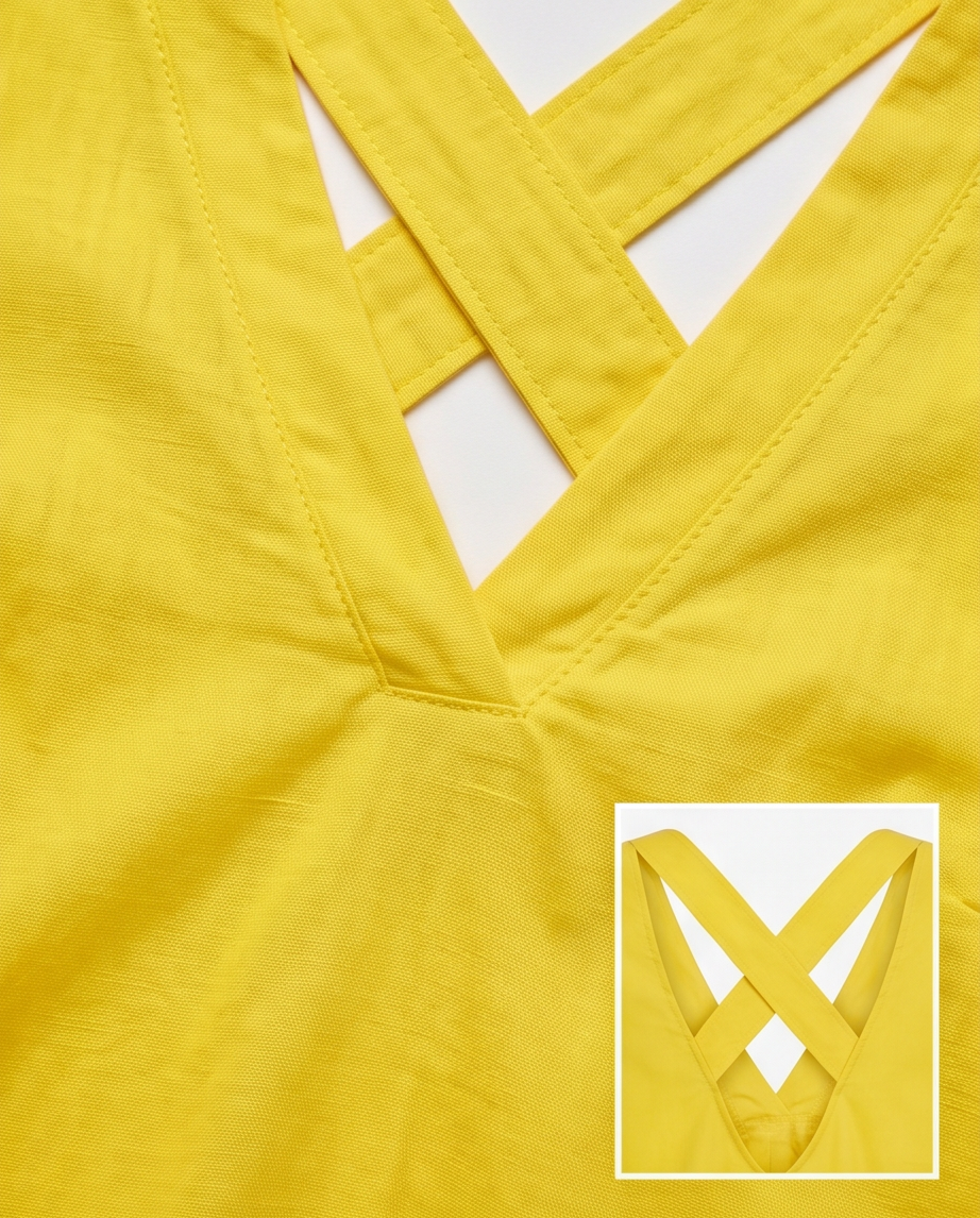 Maloka robe jaune - neuve - taille 2