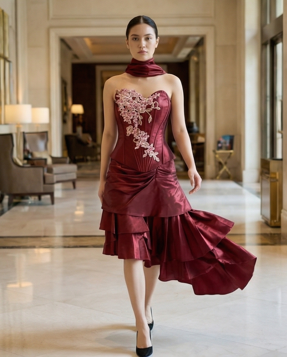 Robe de soirée exceptionnelle taille 38 comme neuve