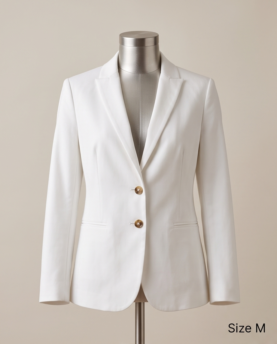 Benetton blazer blanc - neuf - taille 38
