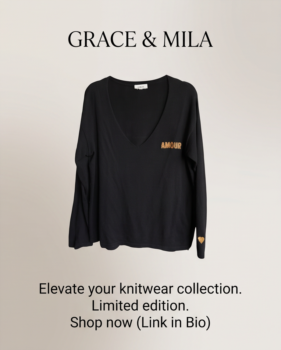 Grace & Mila pull noir — très bon état — taille S/M