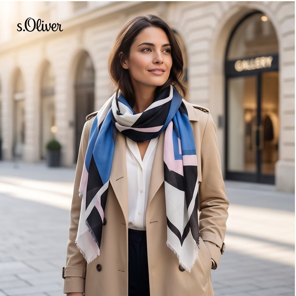 S.Oliver foulard élégant et tendance — neuf
