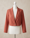 Edc veste courte brique - neuve - taille L
