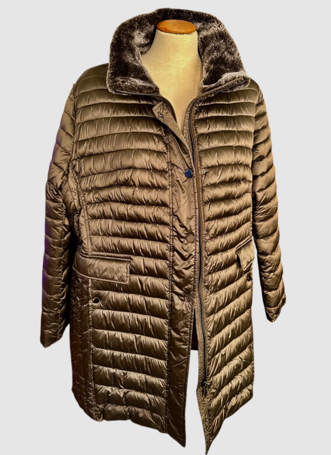 Alba Moda Manteau d'hiver élégant taille 58