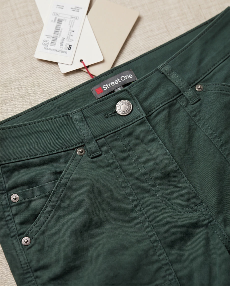 Street One Pantalon vert sapin - Neuf - taille 34  & 40