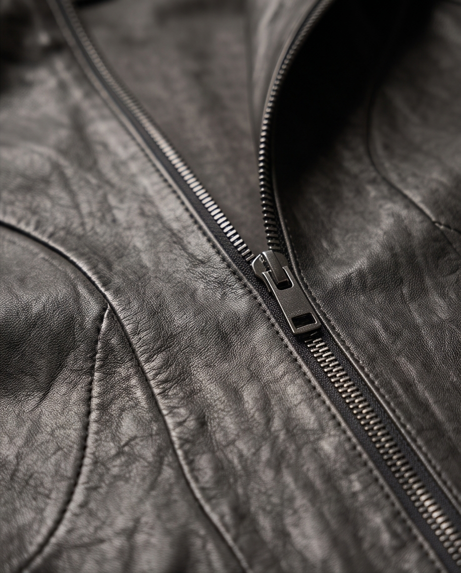 Veste cuir homme – Créateur japonais – Pièce d’exception – Très rare