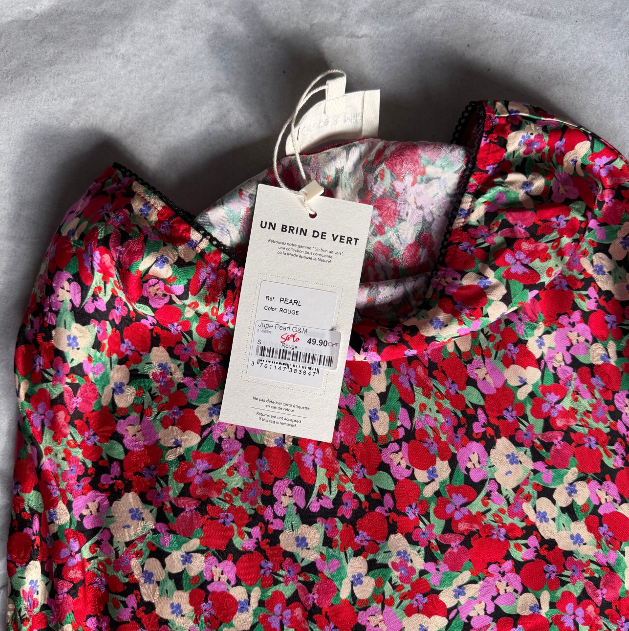 Jupe Grace & Mila Pearl Rouge taille XL et S