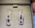 Boucles d'Oreilles Messika Move Uno Or Blanc et Diamants